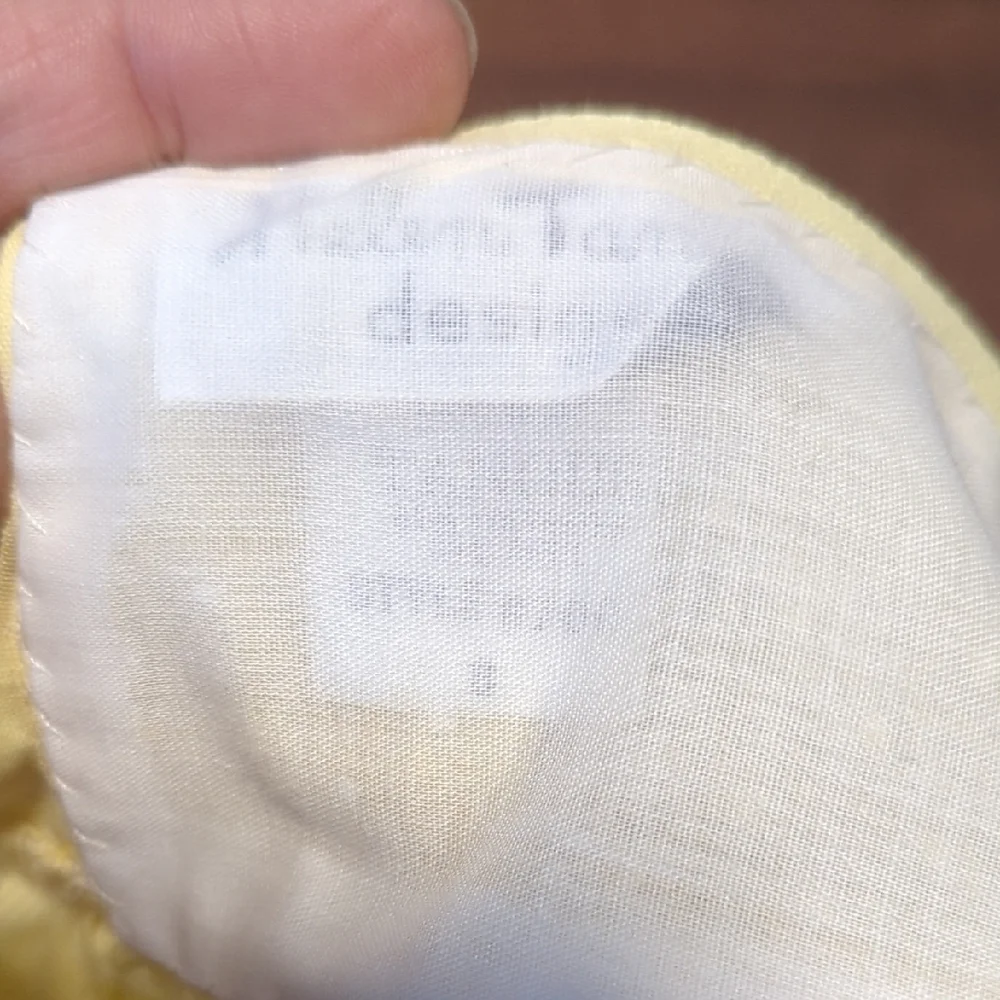 Vintage Helen Tanoro Elegant Yellow Lace Dress - Picture 6 of 6